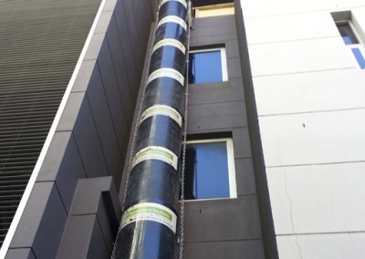 Aussie Chutes on High Rise Apartment
