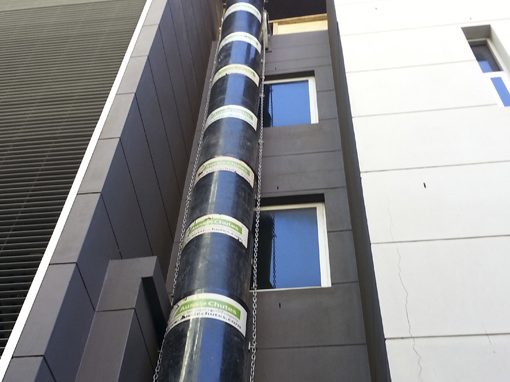 Aussie Chutes on High Rise Apartment